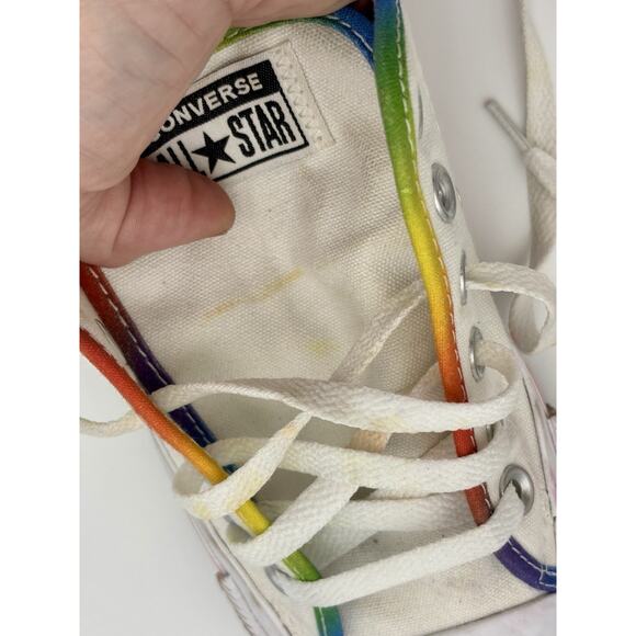 Converse Chuck Taylor All Stars White Rainbow Sole Womens Size 7 - Picture 14 of 16